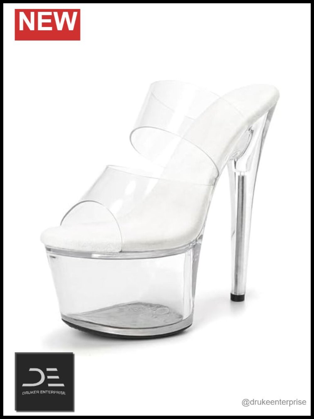 Women's 7 Inch Platform Sandal Heels Stiletto Pole Dance Exotic Shoes 17cm